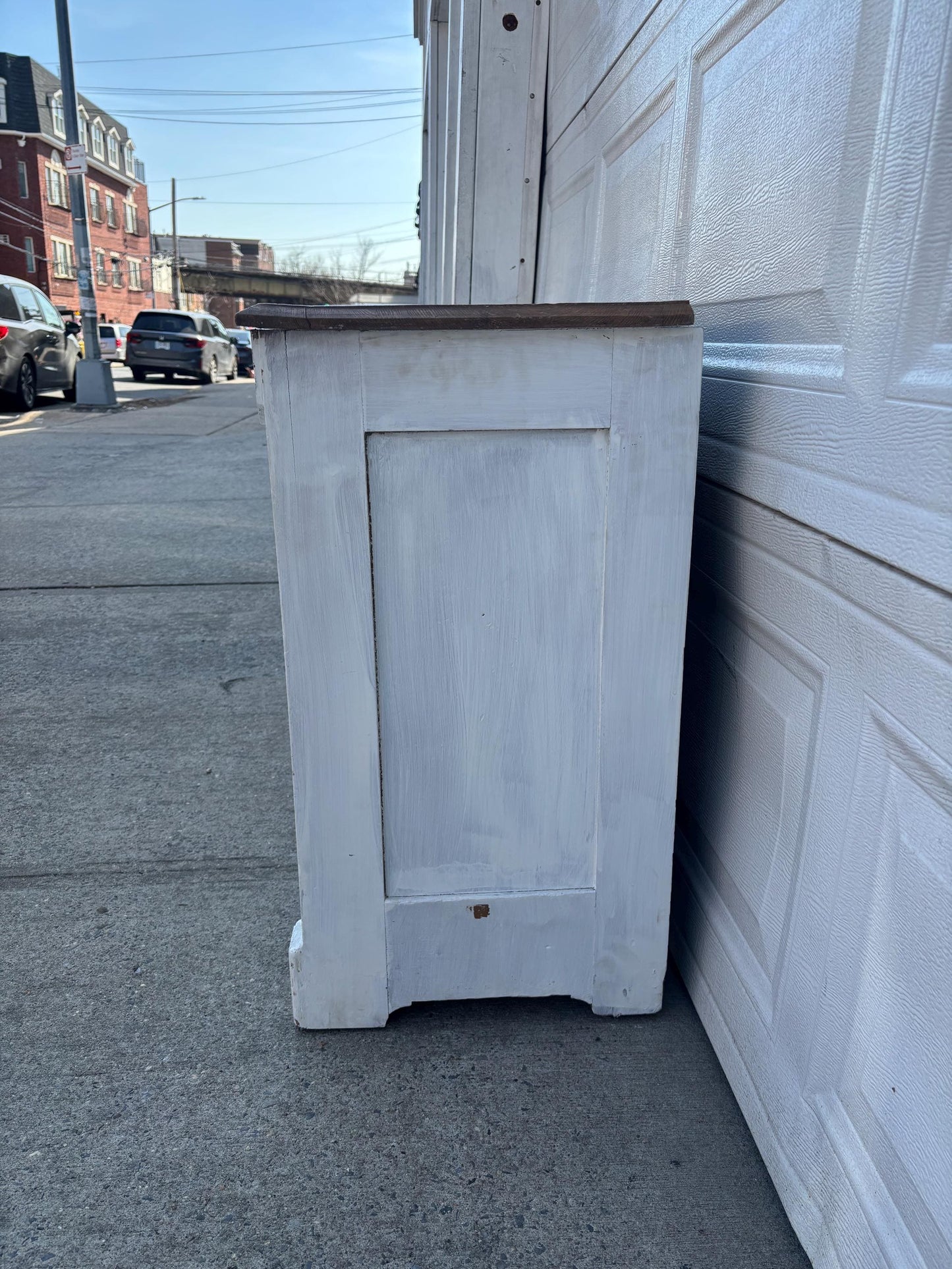 vintage farmhouse cabinet