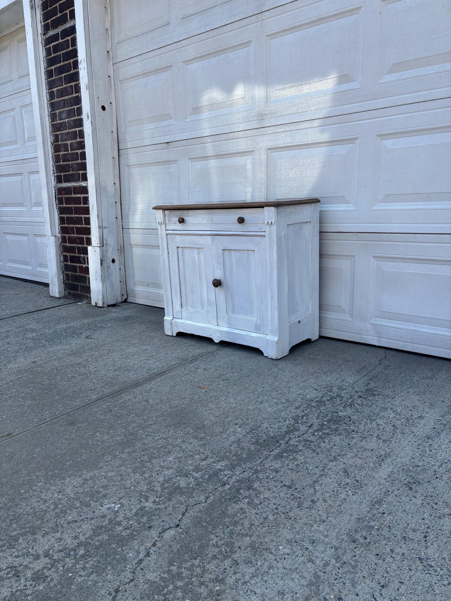 vintage farmhouse cabinet