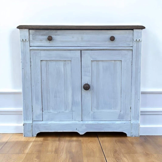 vintage farmhouse cabinet
