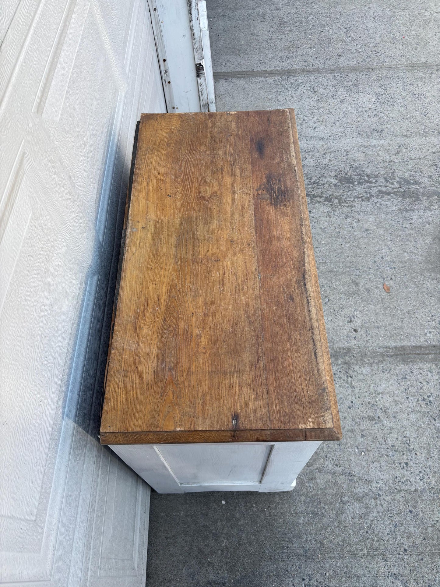 vintage farmhouse cabinet