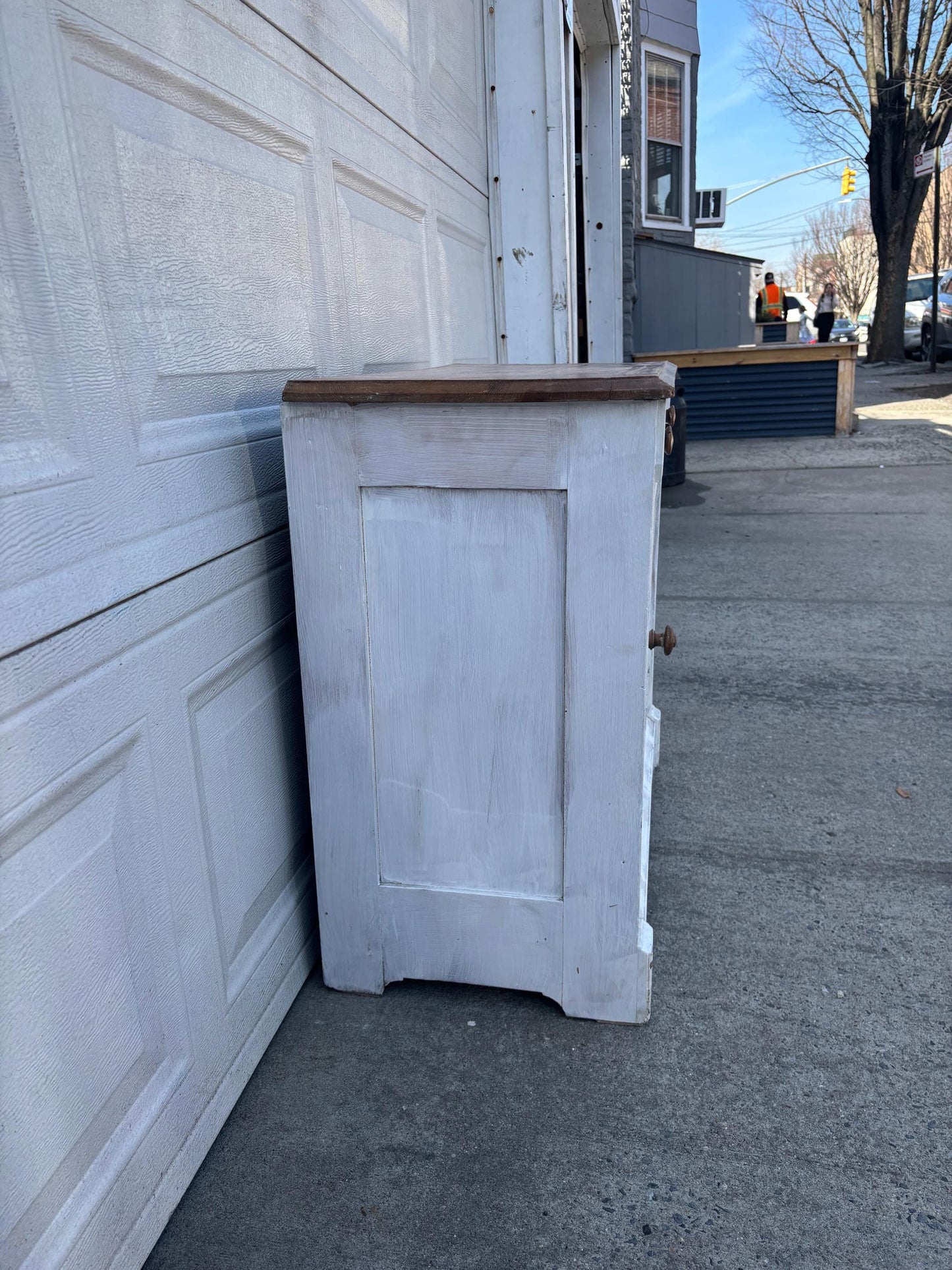 vintage farmhouse cabinet