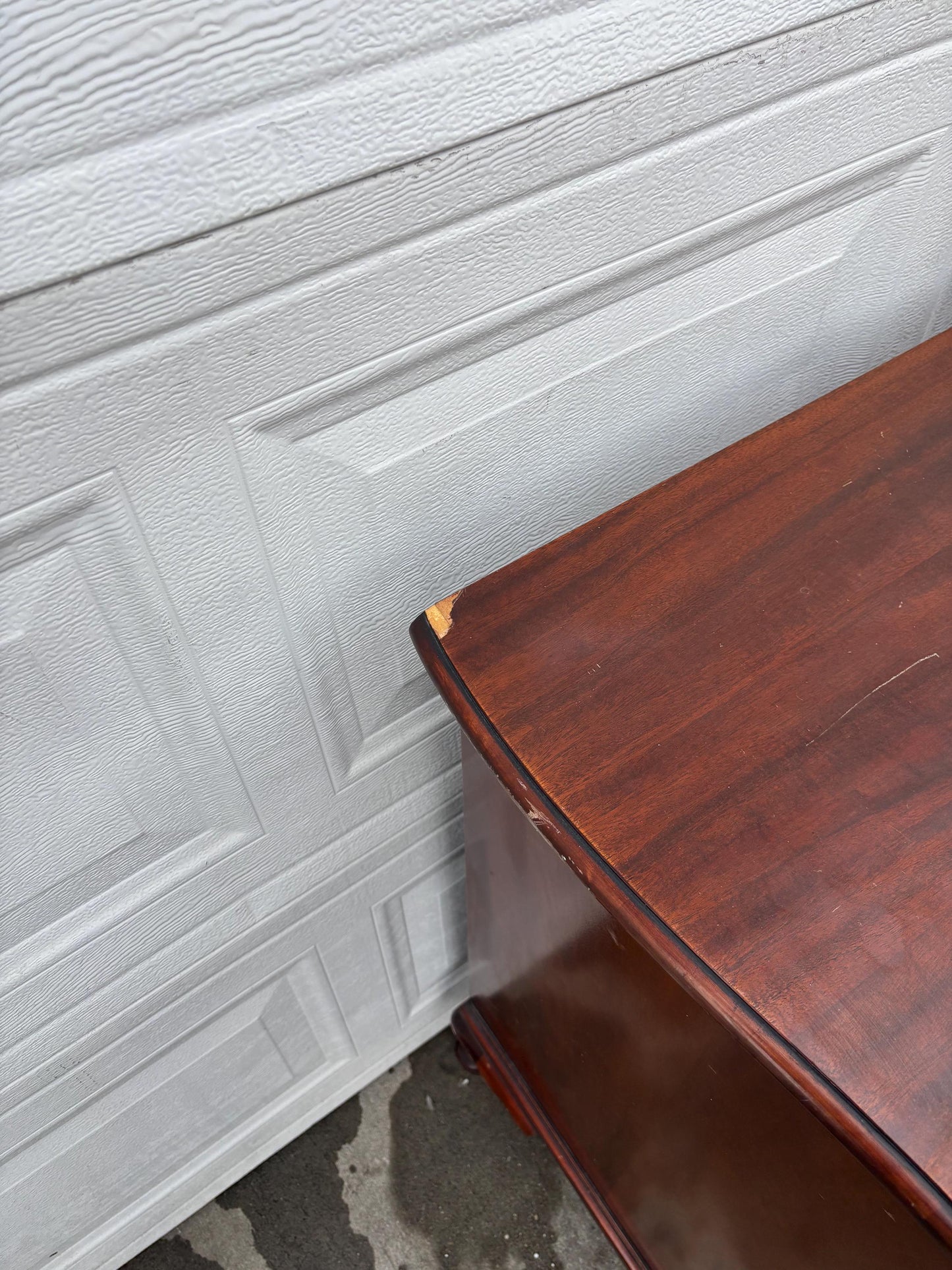 Cherry Queen Anne Style 4 Drawer Dresser