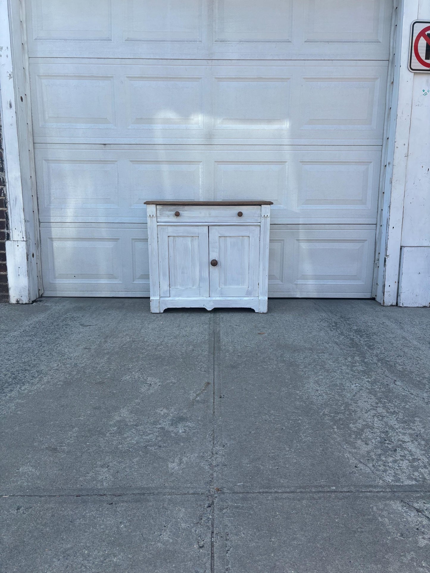 vintage farmhouse cabinet